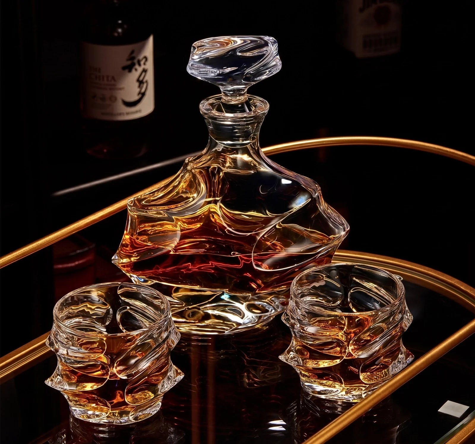 Storm Japanese Crystal Whisky Glass