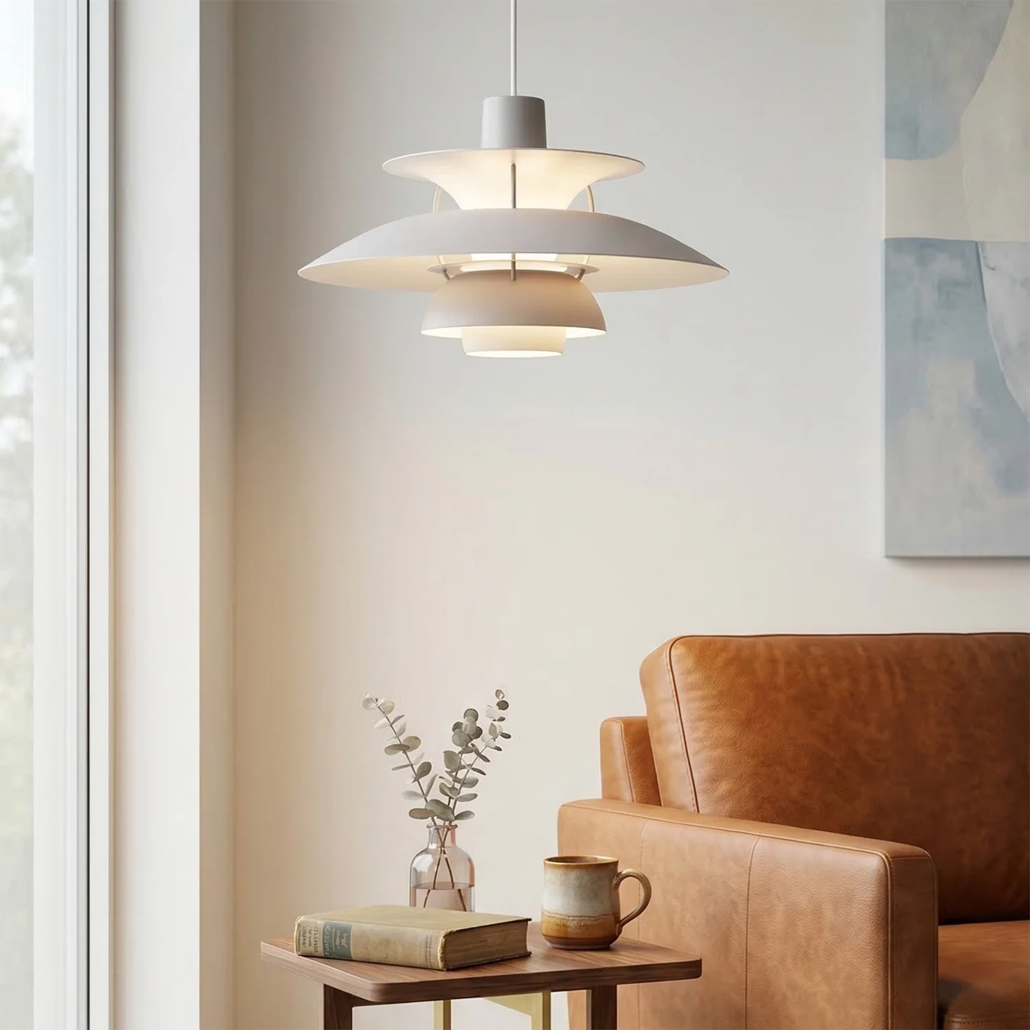 Multi-Tier Saucer Pendant Lamp
