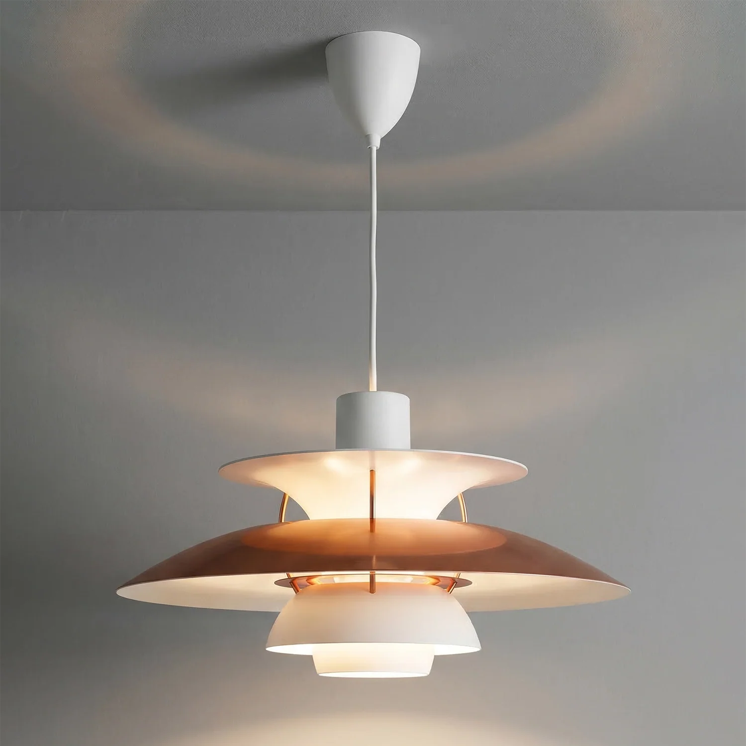 Multi-Tier Saucer Pendant Lamp
